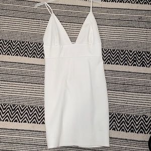 Mini white dress, size S.